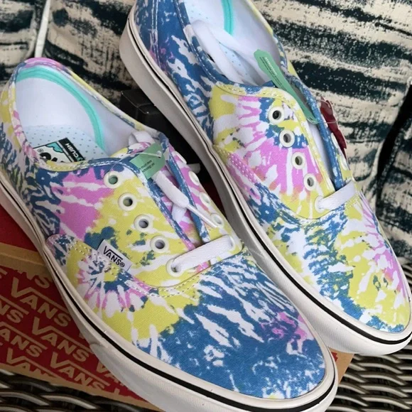 Vans Comfycush Authent Tie-Dye Orchid/True White WMNS - Picture 7 of 16